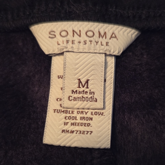 Sonoma Black Fleece Lined Leggings NWT - Picture 8 of 9